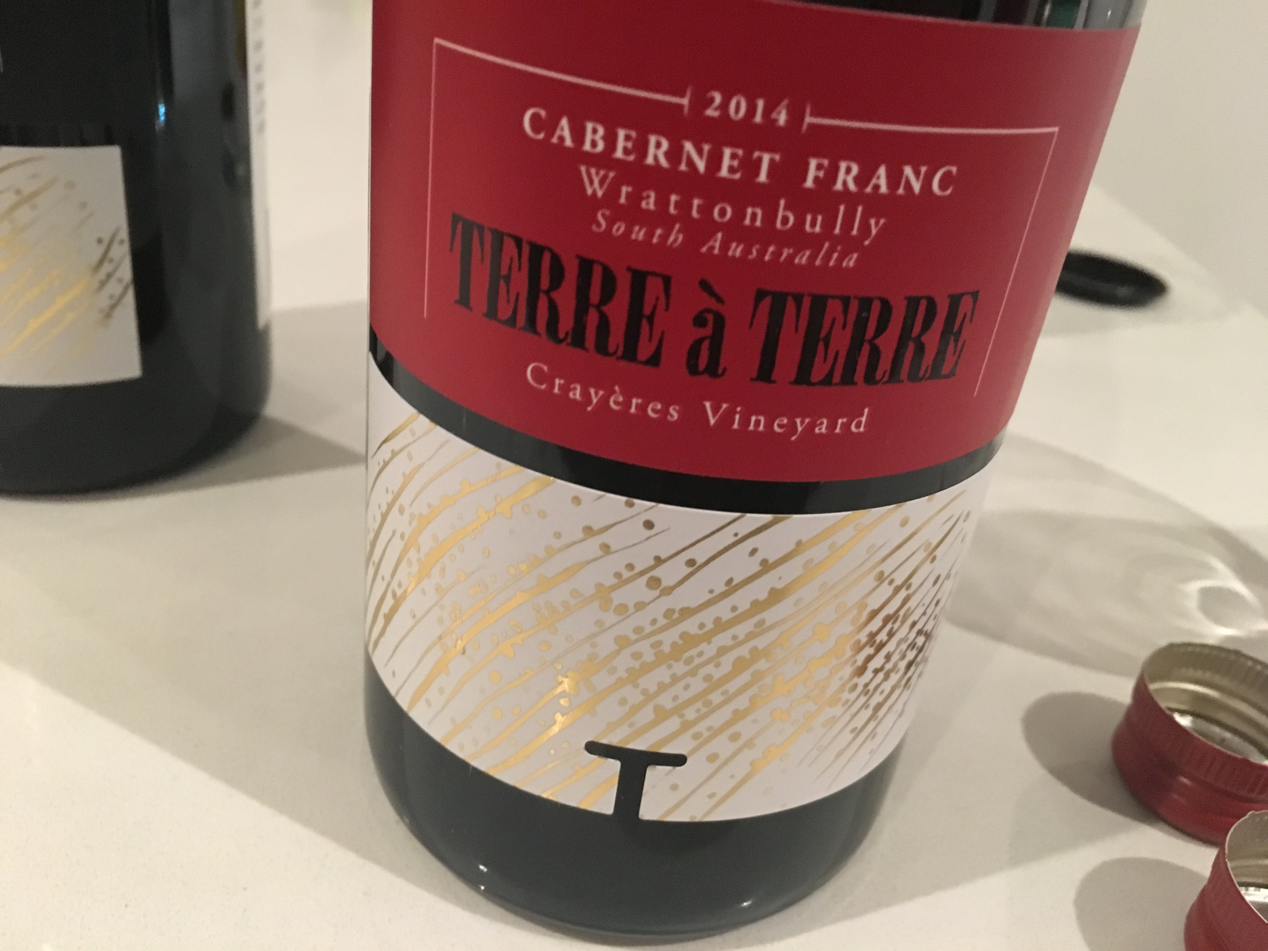 Terre à Terre's excellent new Franc & Shiraz Australian Wine