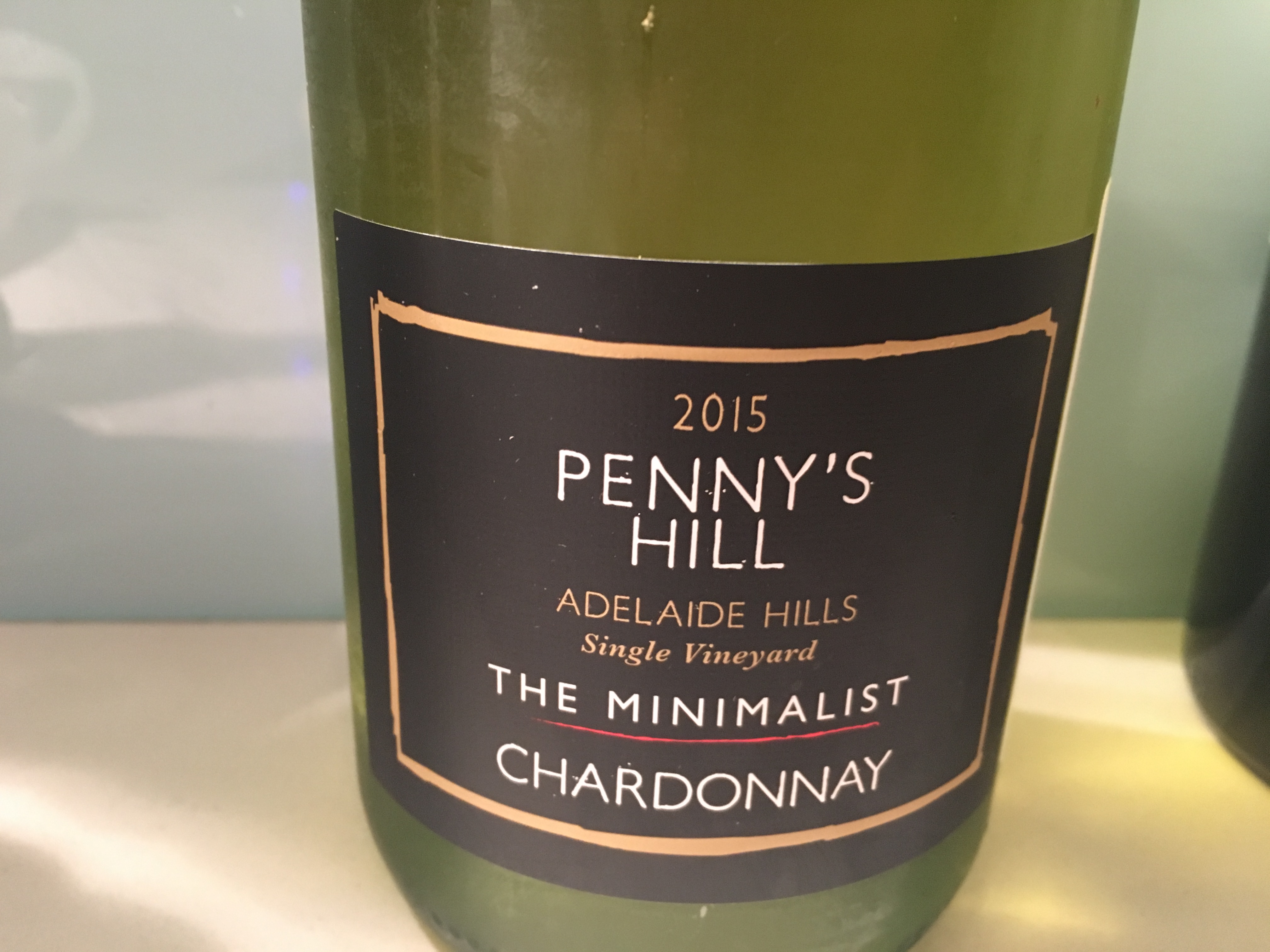 Penny's Hill The Minimalist Adelaide Hills Chardonnay 2015 Australian