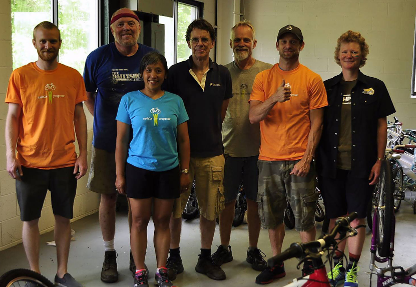 High Gear Cyclery and Pedals for Progress Team Up to Change Lives pedals for progress