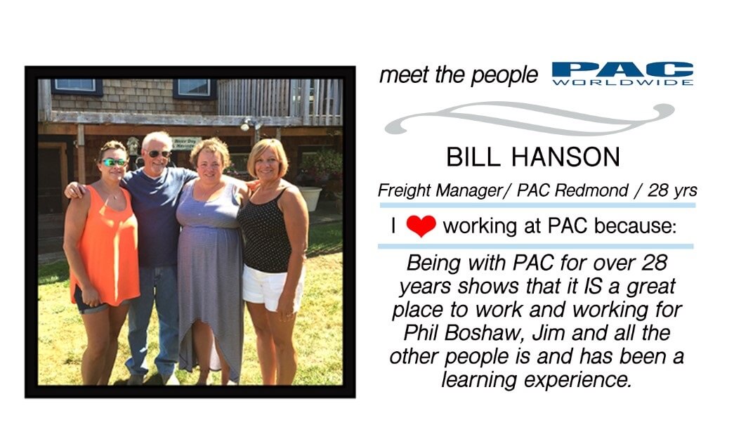 Meet the People of PAC Bill Hanson PAC Worldwide