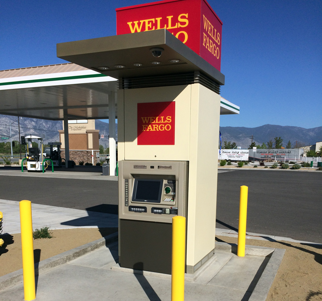 New ATM for Wells Fargo in Gardnerville, NV Joseph Pace Construction