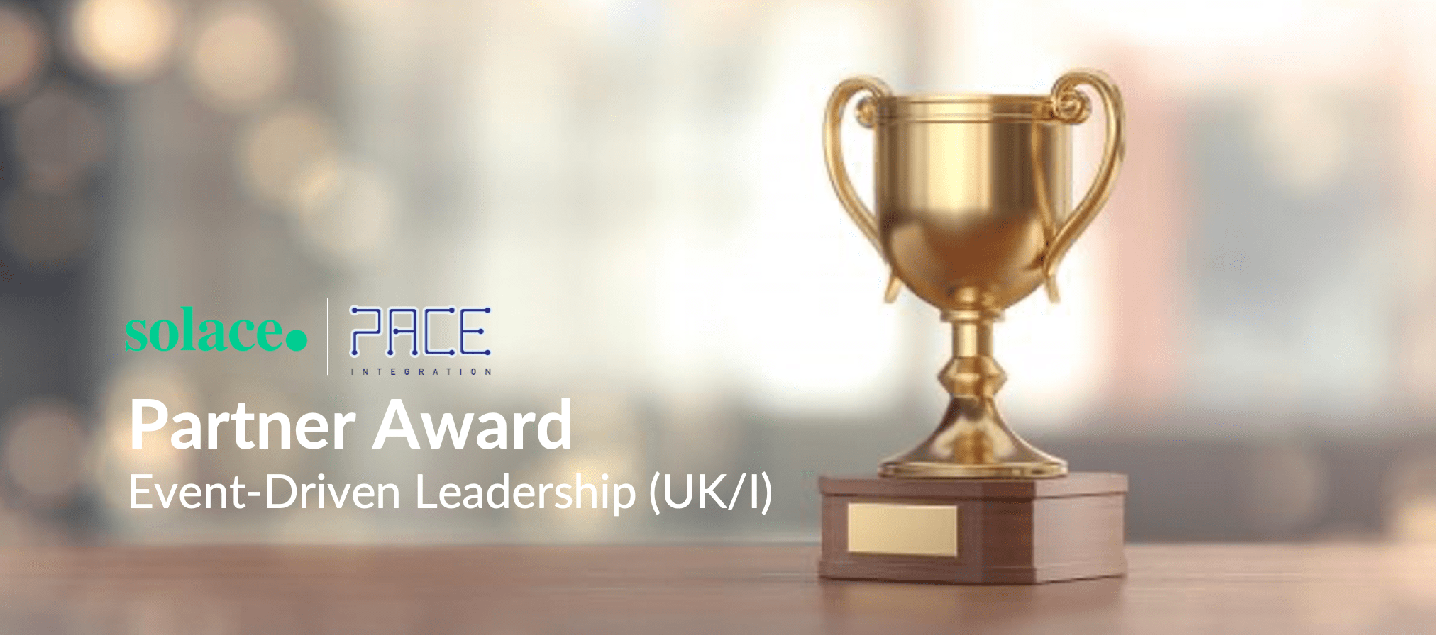 Pace presented EventDriven Leadership Award Pace IntegrationPace