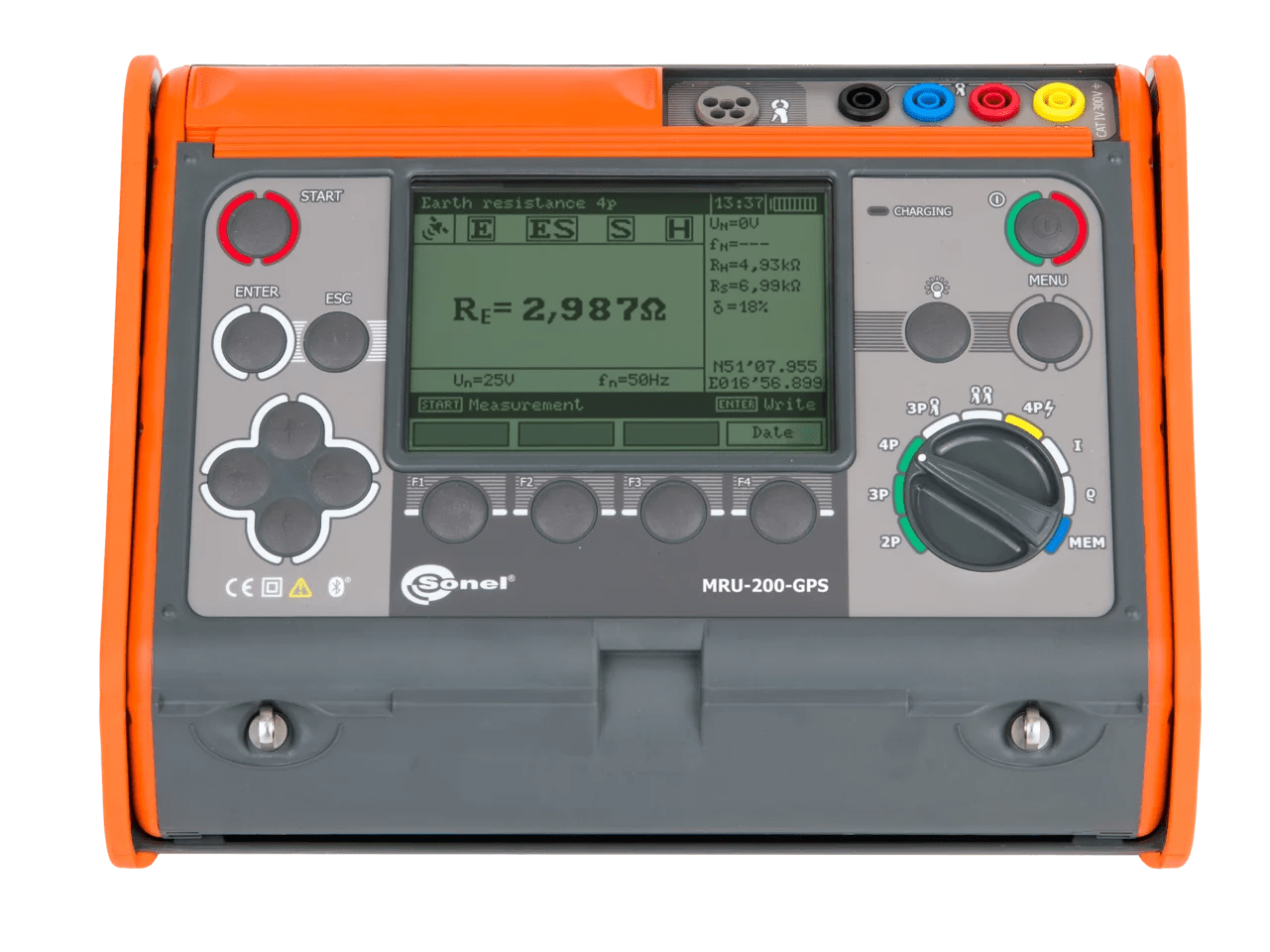 Sonel MRU200GPS Earth Resistance and soil restivity meter Pacific