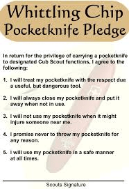 Cub Scout Whittling Chip | Cub Scout Pack 934