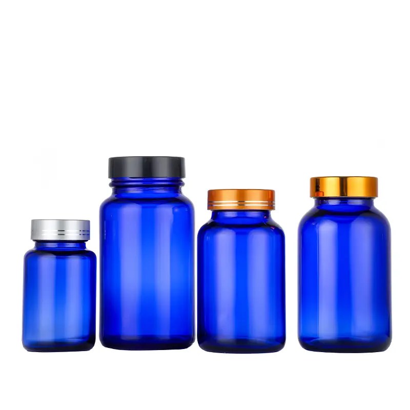 Medication Glass Tablet Bottle