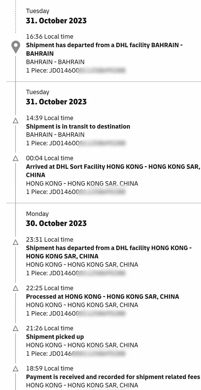 The Shipment Has Departed From A DHL Facility Know This FIRST