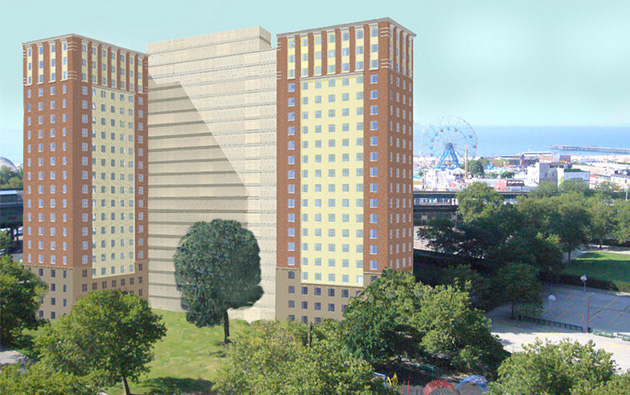 Luna Park Apartments Coney Island, NY Package Pavement