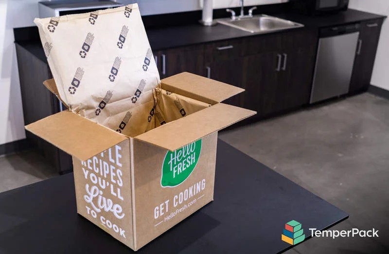 HelloFresh switches to recyclable TemperPack’s ClimaCell liners