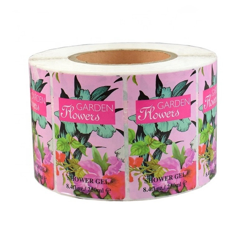 Custom adhesive vinyl sticker roll