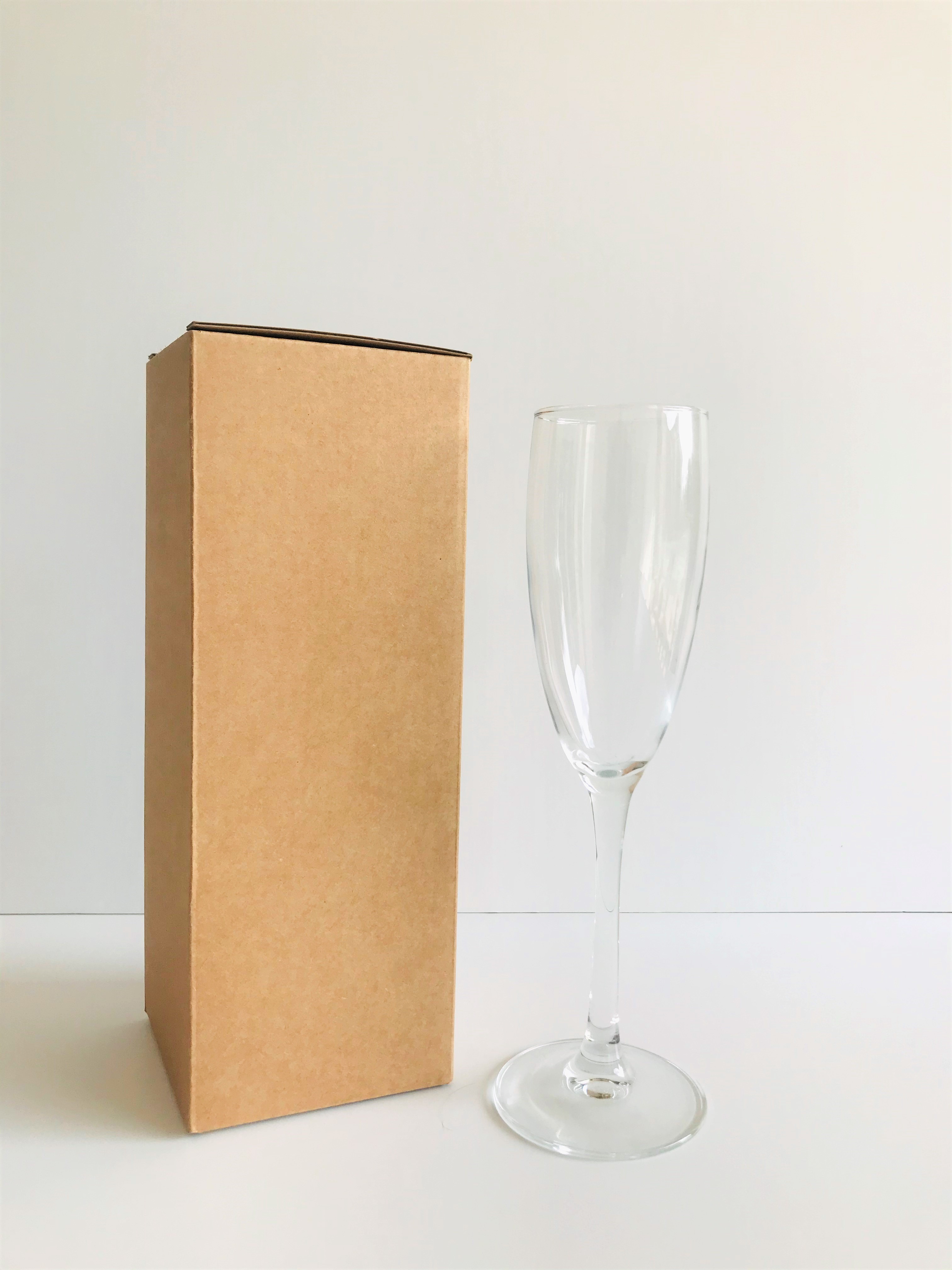 Champagne Flute Postal Box DB291 Packaging for Retail UK