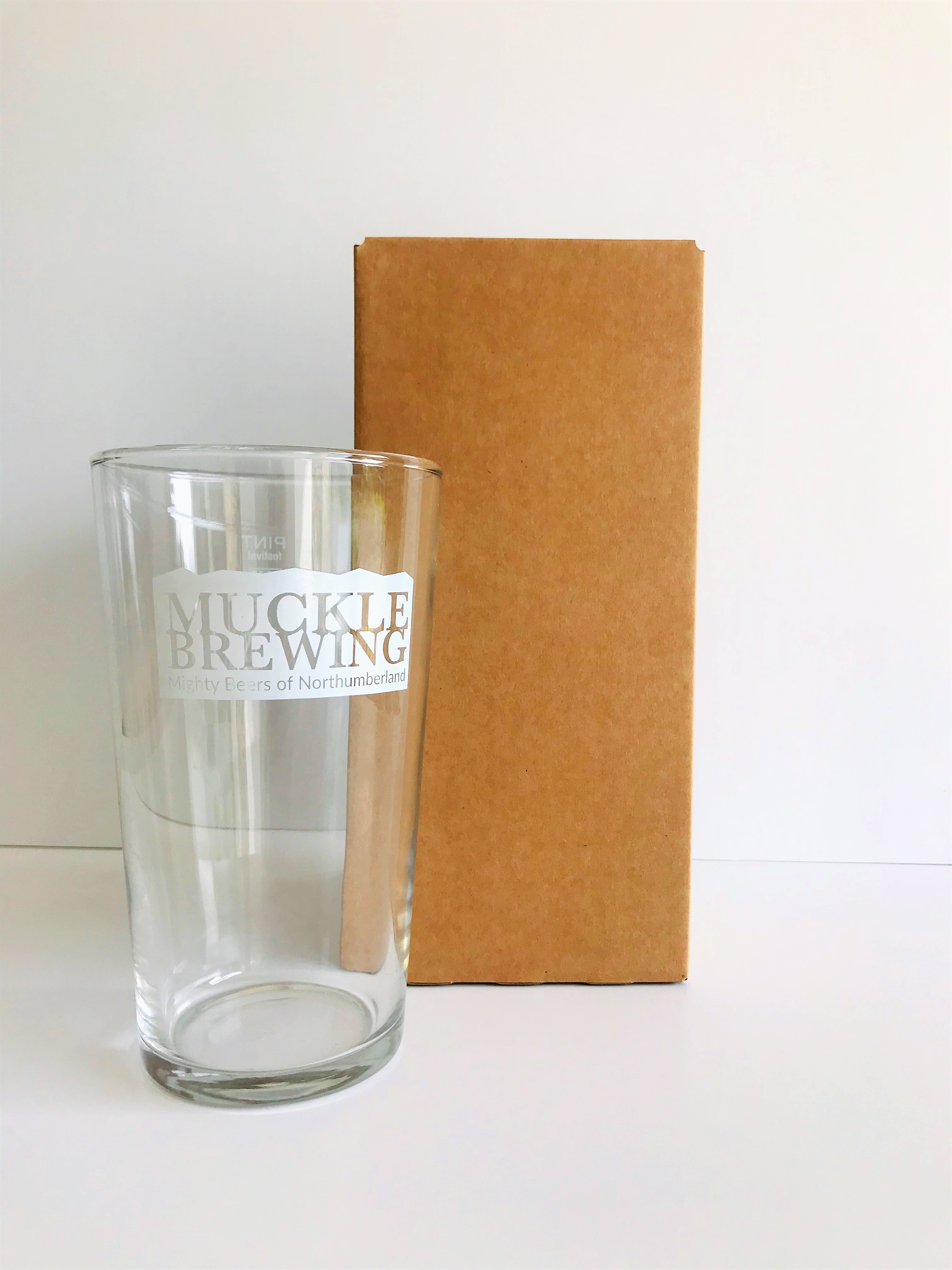 Single Pint Glass Postal Box DB485 Packaging for Retail UK