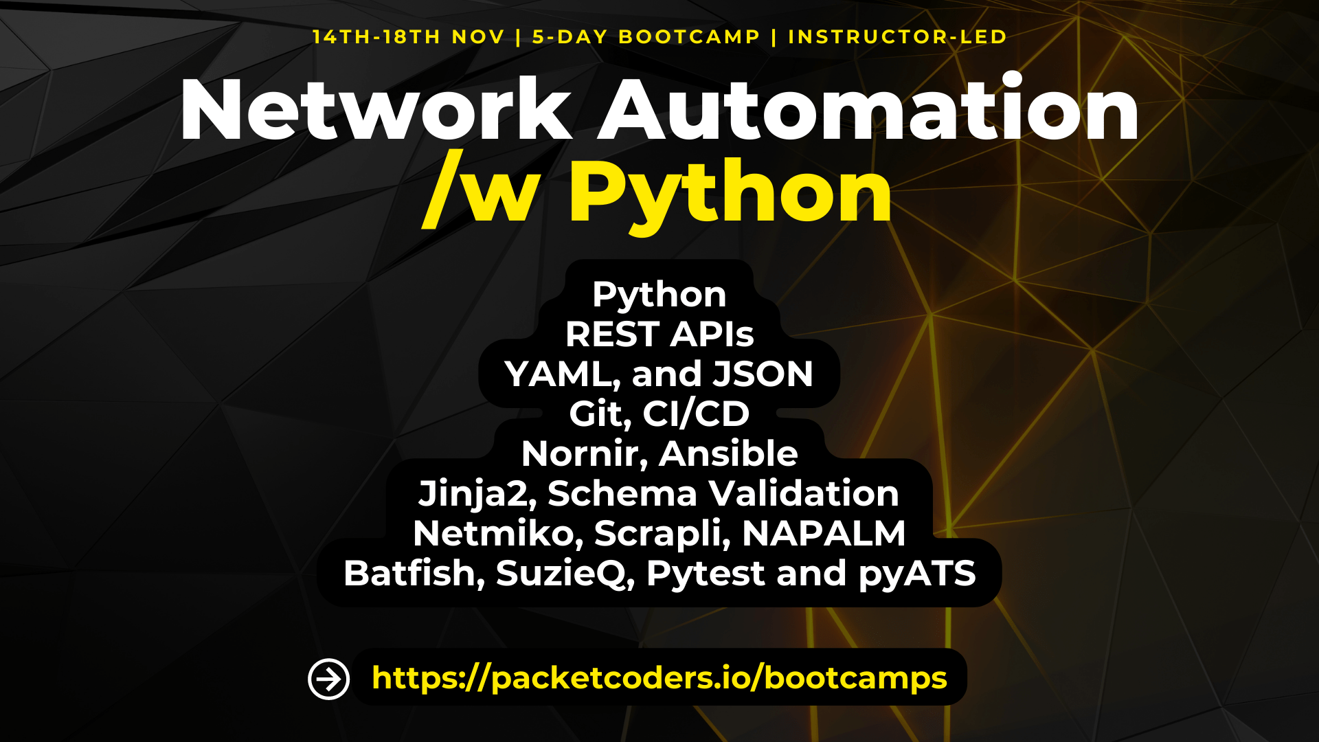 Network Testing 101 /w Cisco pyATS (Recording + Code)