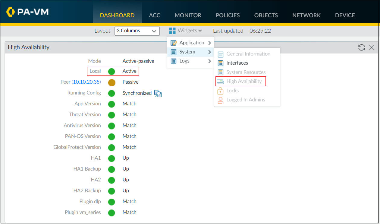 A simple guide to Palo Alto Active/Passive Failover