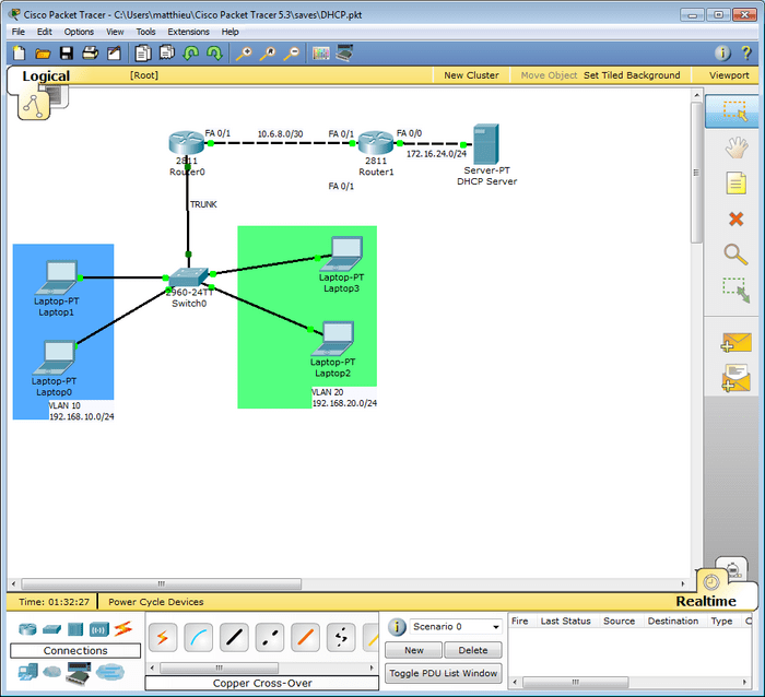 Packet Tracer 7.1.1 tutorial DHCP configuration Packet Tracer Network