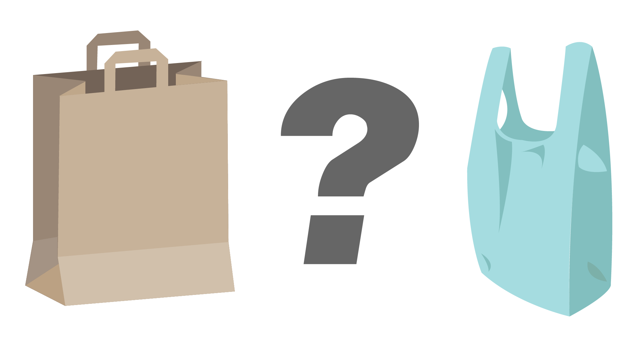 Plastic or Paper? What's your answer to it?