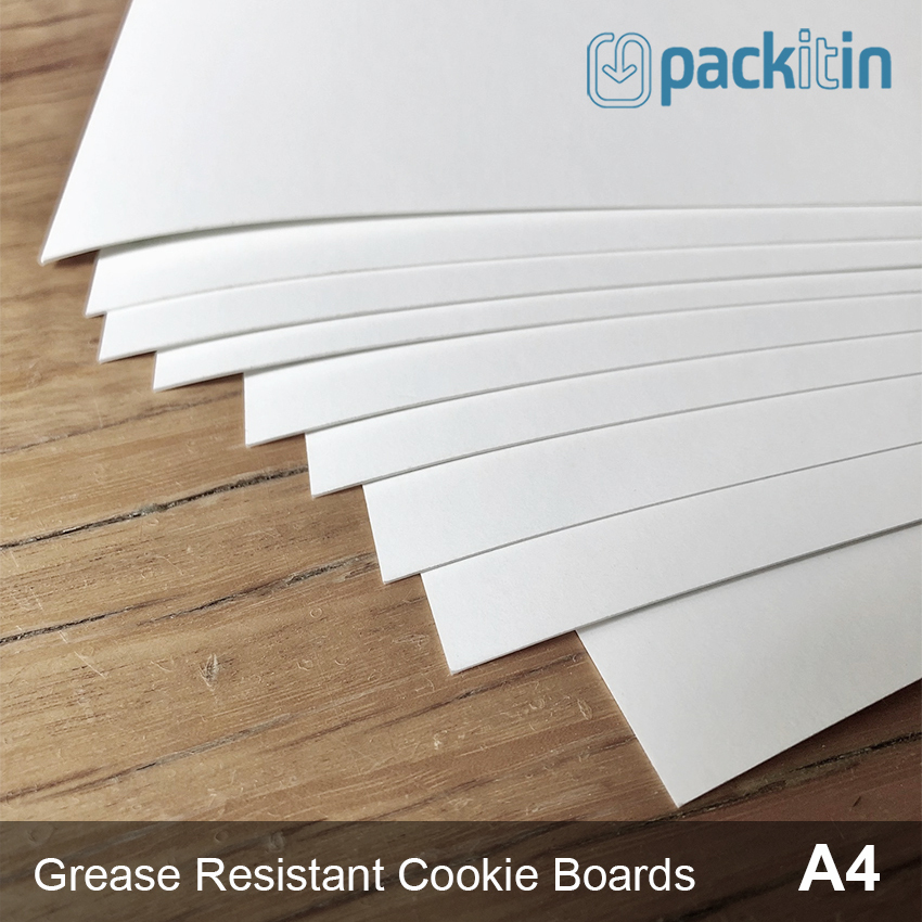 A4 Cookie Boards Grease Resistant 343gsm