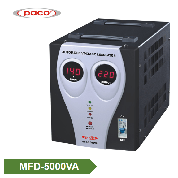 PACO Automatic Voltage Stabilizer/Regulator digital display 5000VA