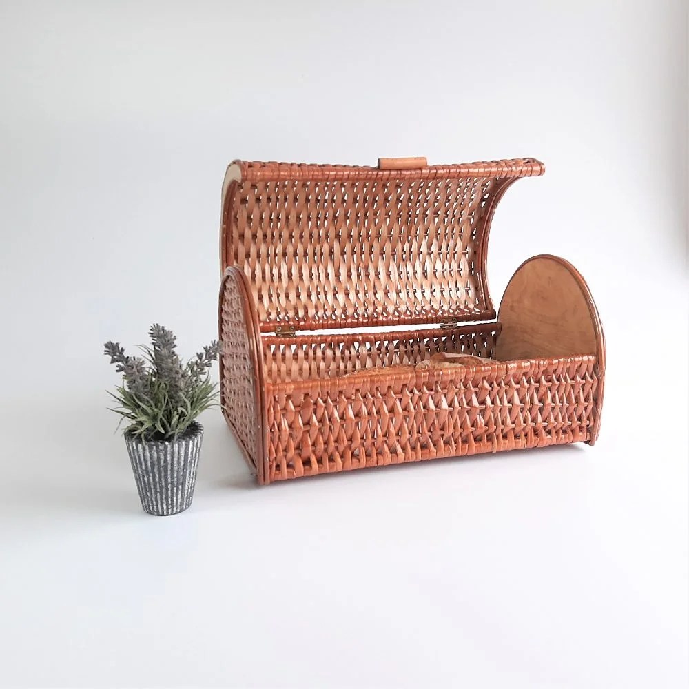 Wicker Bread Box PadaWorks Buy it now Wicker Bread Box