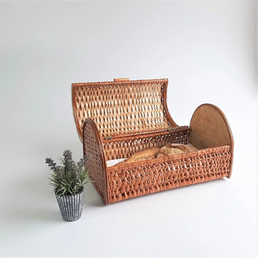 Wicker Bread Box PadaWorks Buy it now Wicker Bread Box