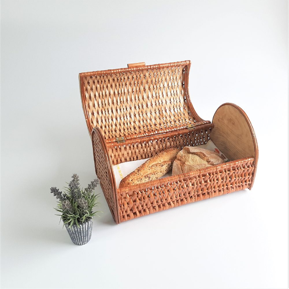Wicker Bread Box PadaWorks Buy it now Wicker Bread Box