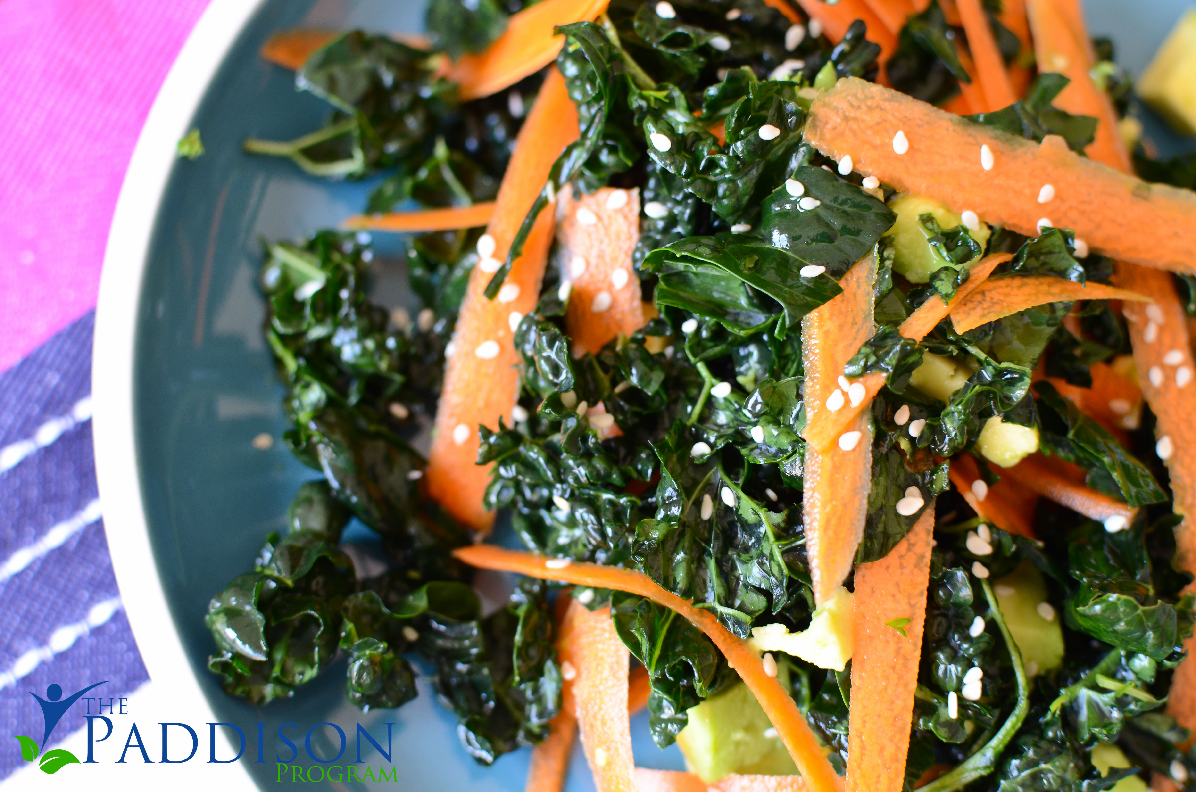Kale & Carrot Salad Vegan Recipe The Paddison Program