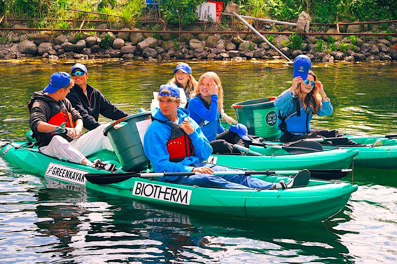 Environment Green Kayak TOGETHER, WE PADDLE FOR THE OCEANS