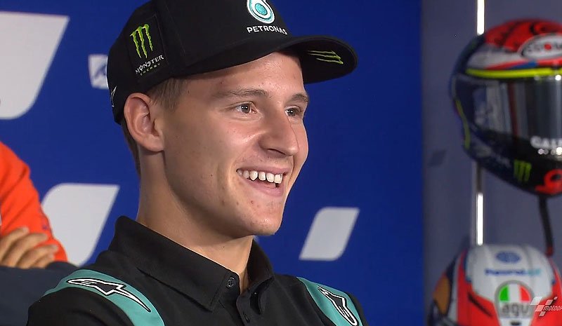 MotoGP Le Mans France J0 Conférence Fabio Quartararo ...