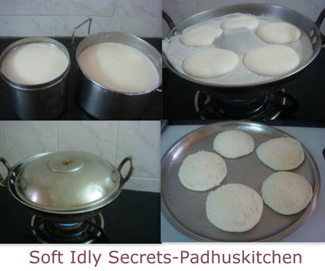 Idli-Soft Idlis-Idli Batter Recipe-Soft Idli Tips - Padhuskitchen