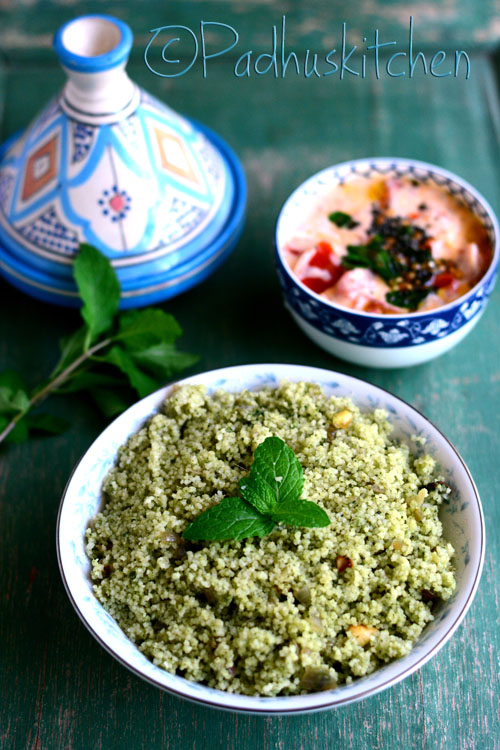 Mint Couscous RecipeMinty CouscousEasy Indian Style Couscous Recipes