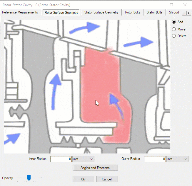 RotorRotor and RotorStator Cavities in Flownex PADT
