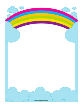 Big Rainbow Border
