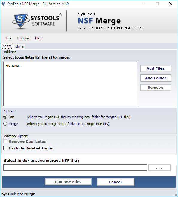 Merge NSF Files by Combining 2 or more Lotus Notes Archives