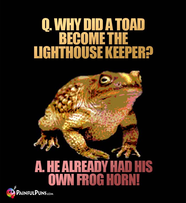 Frog Jokes, Wart Puns, Toad Humor 2