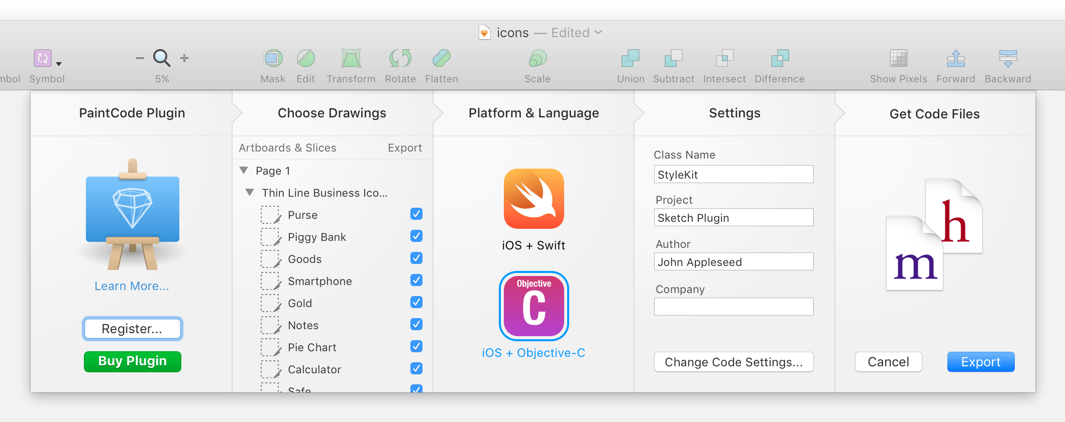 How to use the PaintCode plugin for Sketch How to use the PaintCode plugin for Sketch