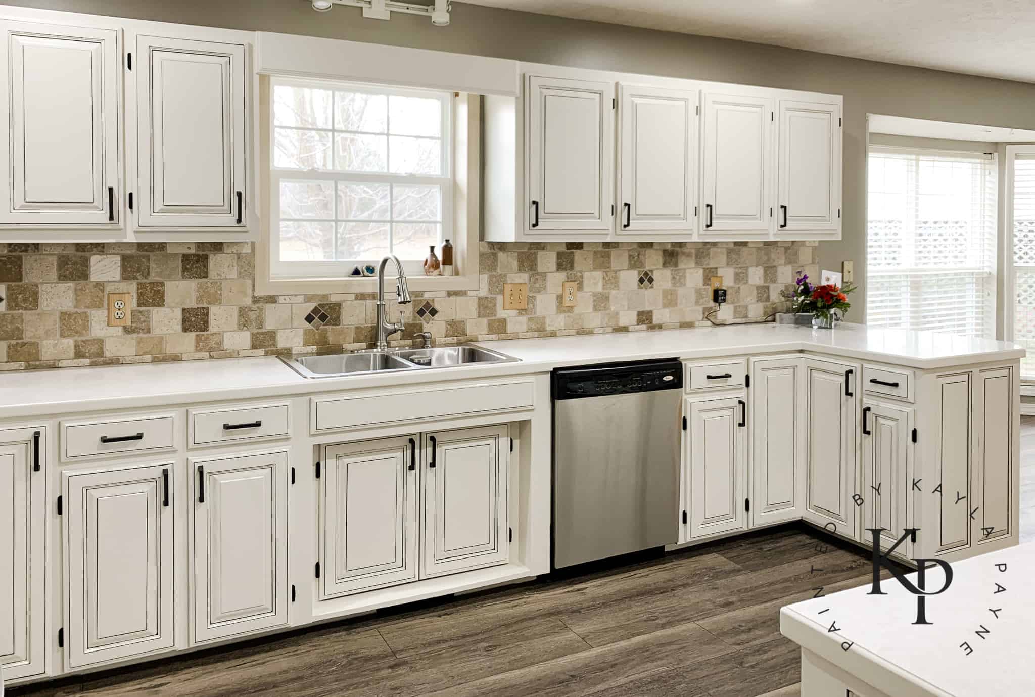 Sherwin Williams Neutral Ground Kitchen Painted by Kayla Payne
