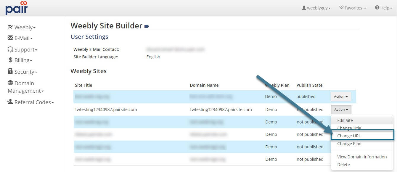 How to Move a Weebly Site to a New Domain Pair Knowledge Base