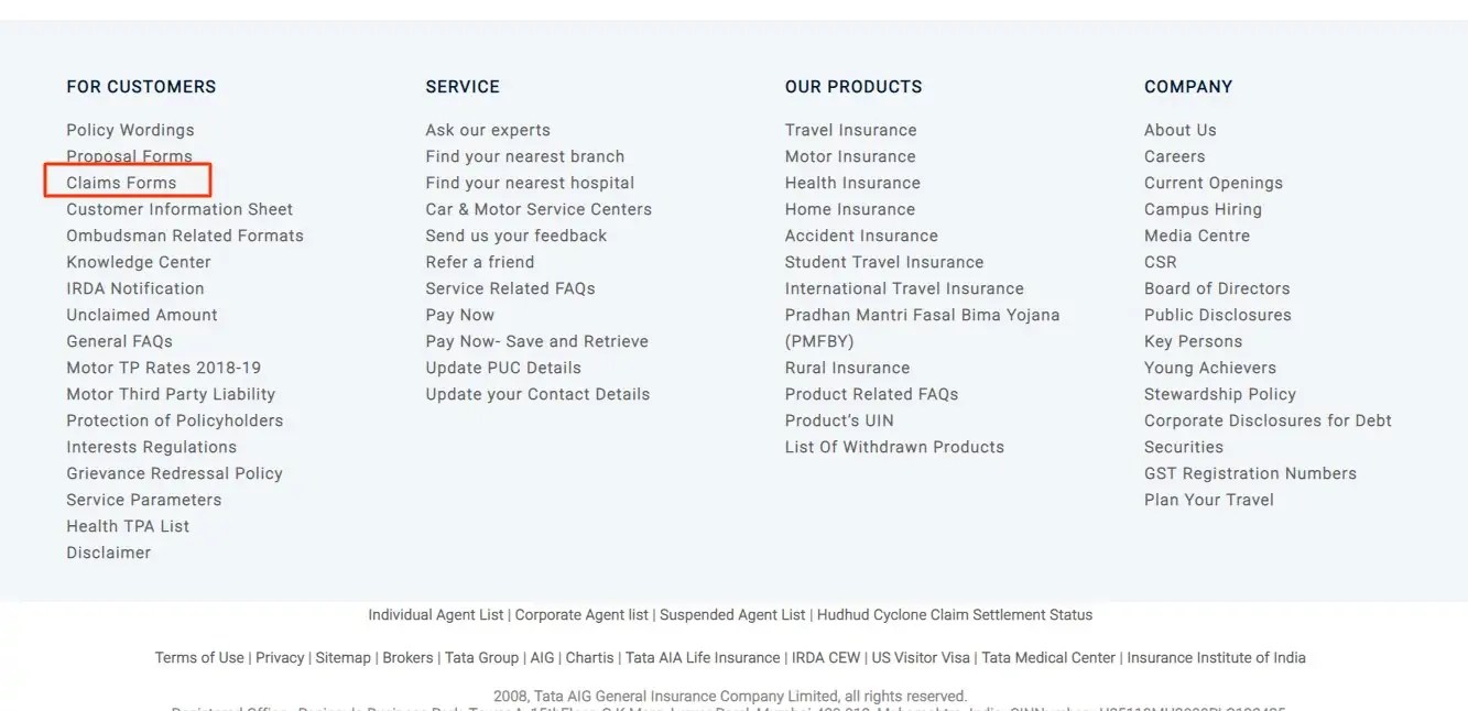 tata-aig-health-insurance-claim-process-cuztomize
