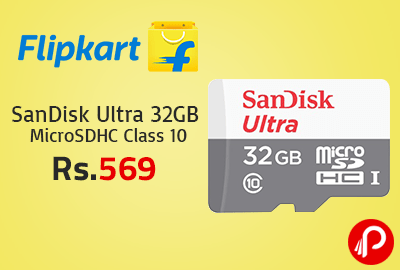 Sandisk Ultra 32gb Microsdhc Class 10 At Rs 569 Flipkart