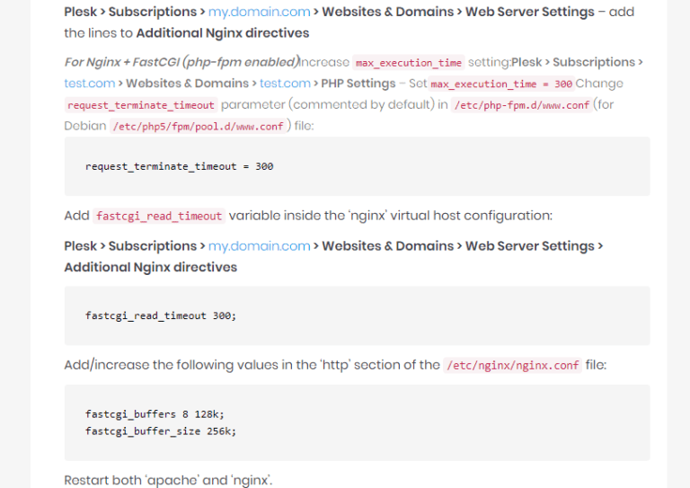 Fix 504 Gateway Timeout Nginx Error Pakainfo
