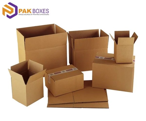Corrugated Stock Boxes with Free Designing Services PakBoxes