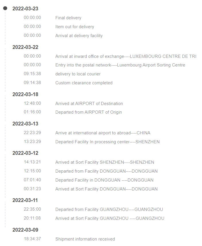 Infos zu YunExpress Tracking, Lieferzeit, Retouren