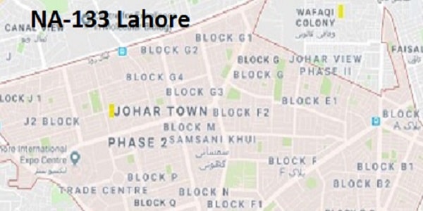 NA133 Lahore Result Election 2018 Candidates and Map Paki Mag