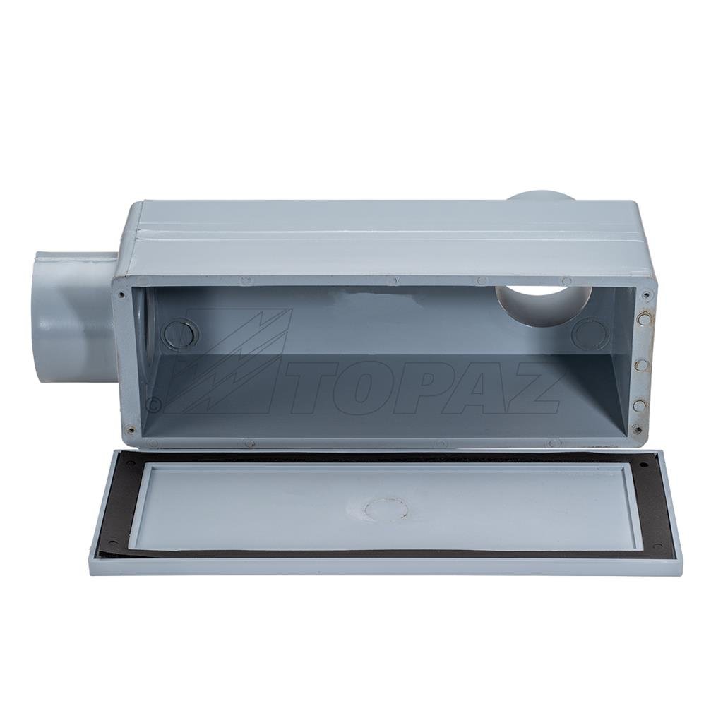 Topaz 1148 3" Schedule 40 PVC LB Type Conduit Bodies (1 Pack) Paladin Distribution