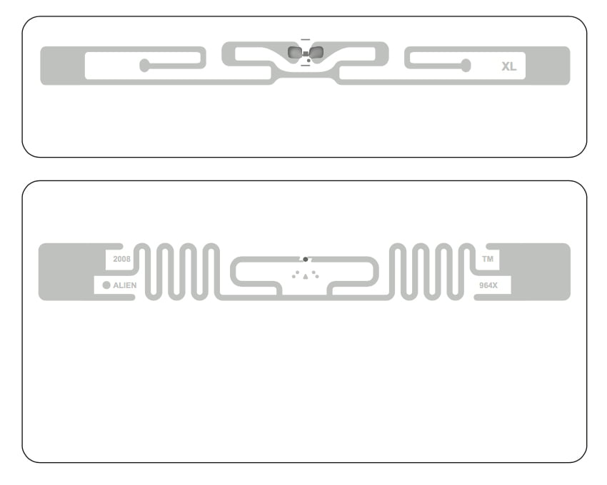 RFID Stock Thermal Transfer Labels Over 25 Sizes in Stock