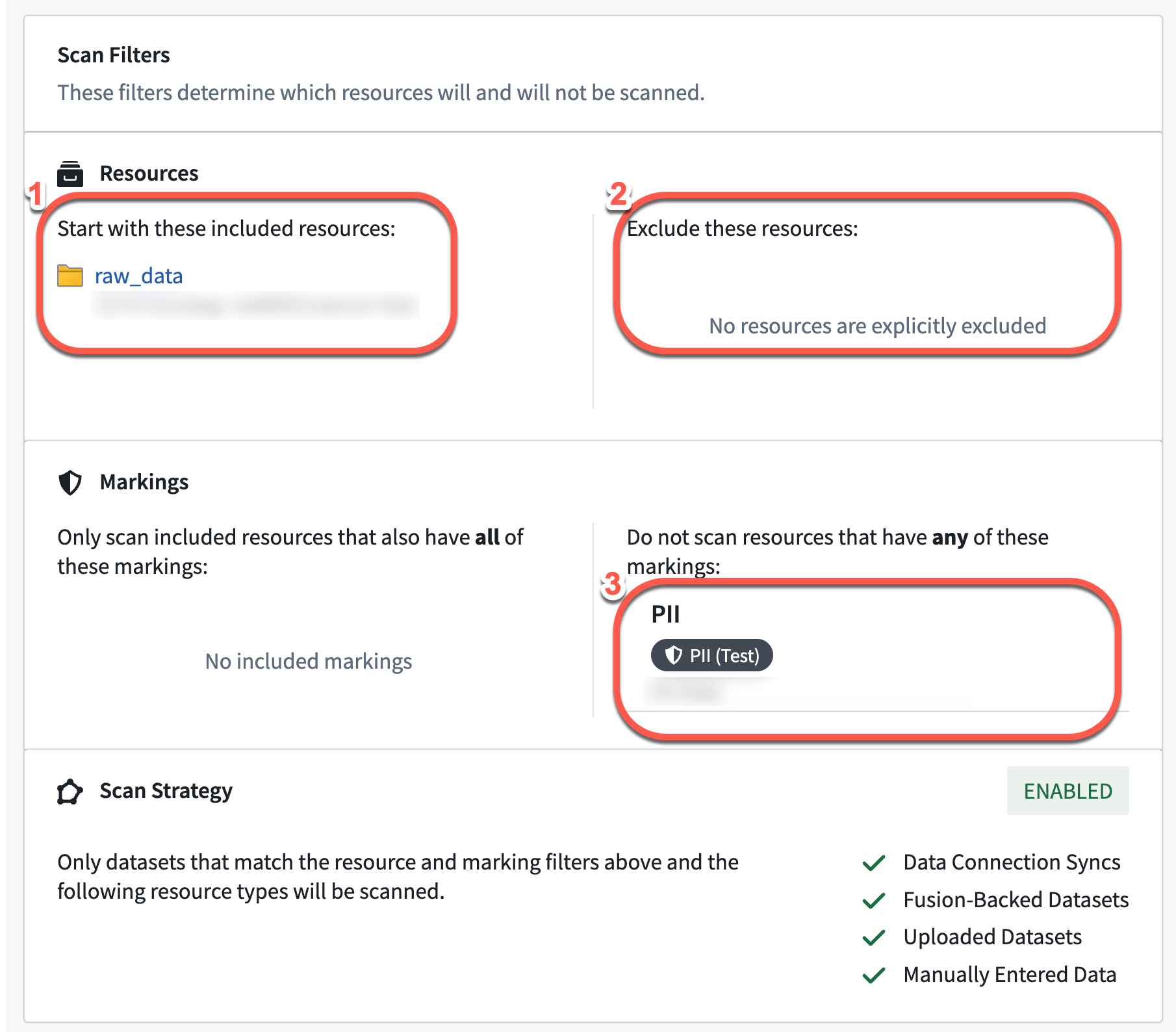 Documentation Sensitive Data Scanner > Best practices