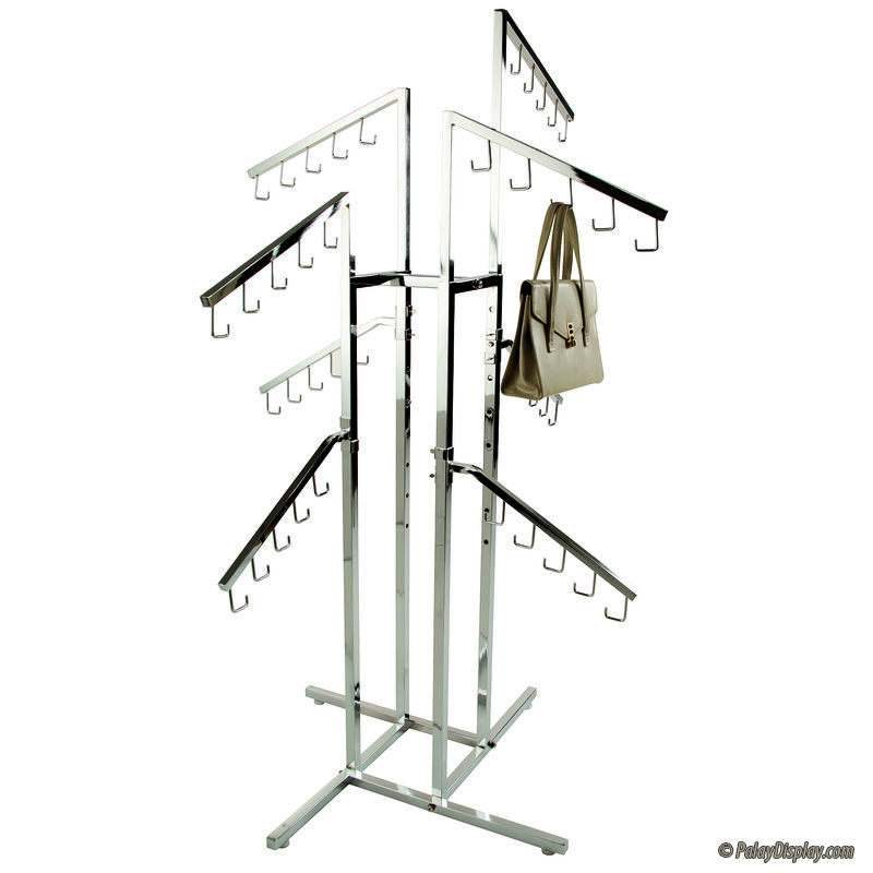Purse Rack High Capacity Chrome Rack Purse Rack Racks Palay Display