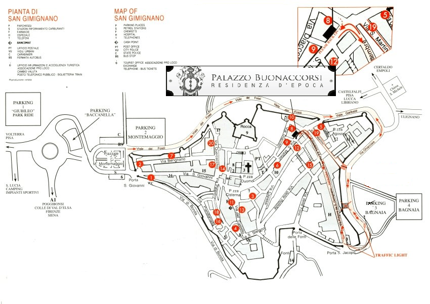 Palazzo Buonaccorsi Camere a San Gimignano