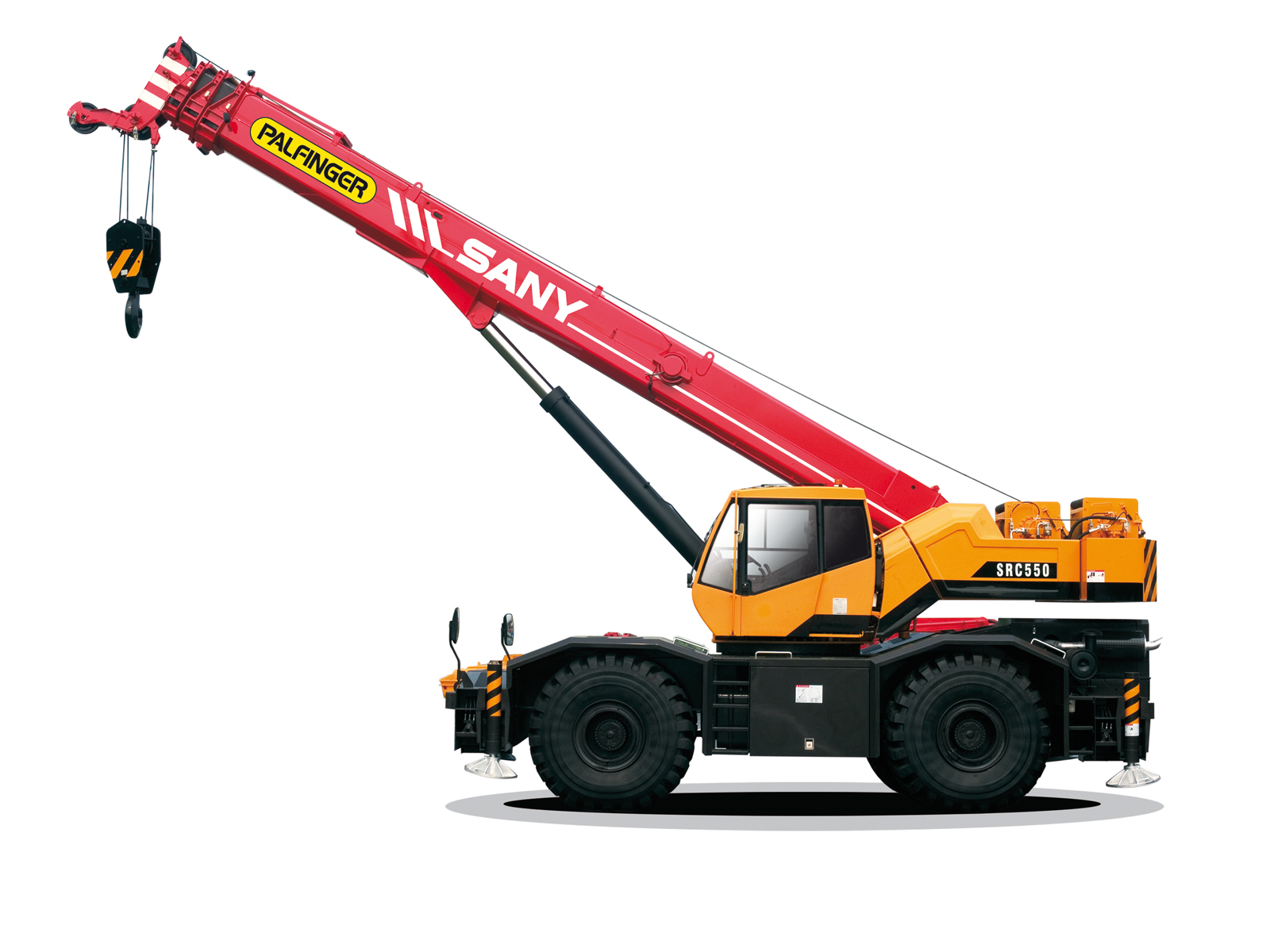 Rough terrain cranes