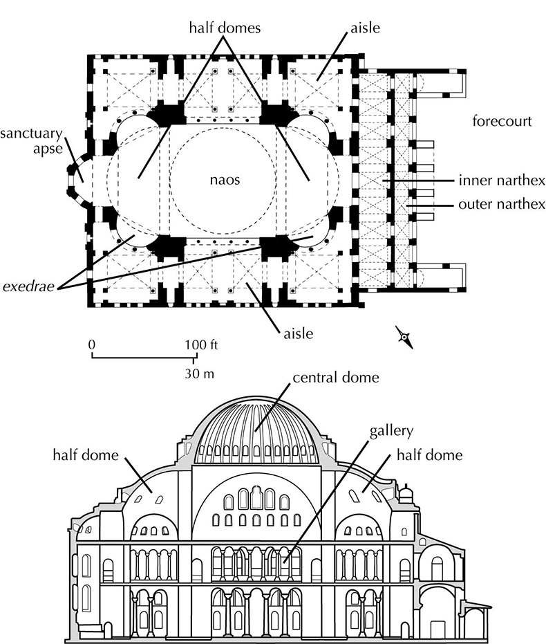 Hagia Sophia Floor Plan Home Alqu