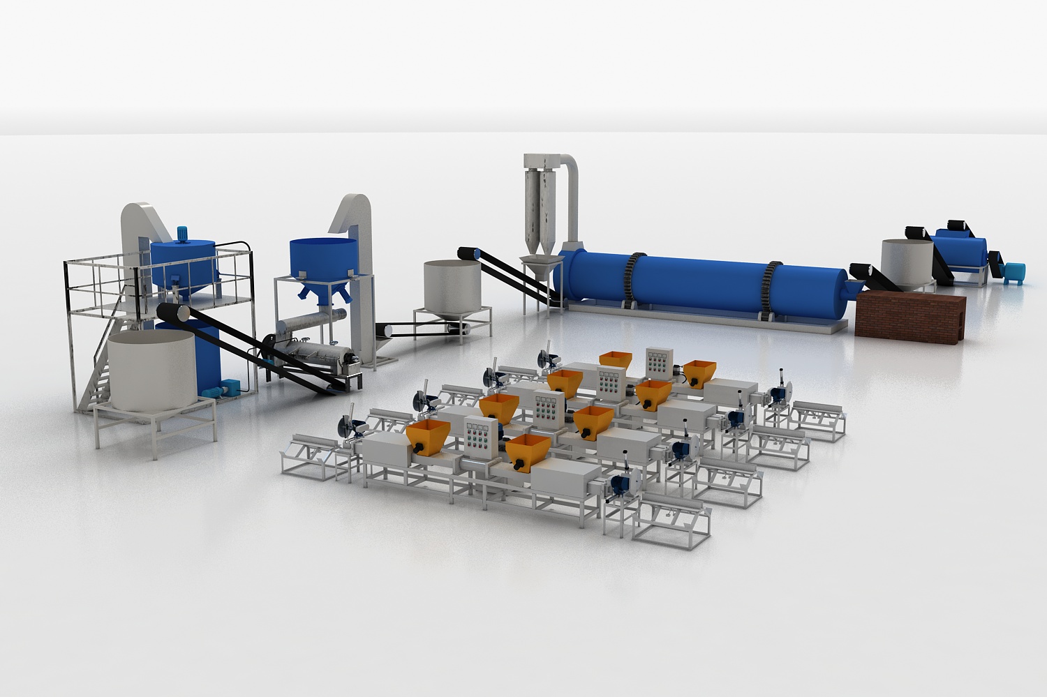 Automatic Composite Wood Pallet Block Making Machine Manufacturer